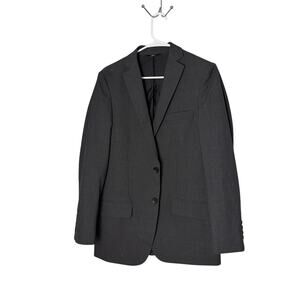 Haggar Dark Gray Two-Button Blazer Size 36R